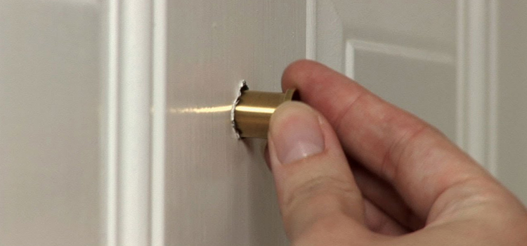 peephole door repair in Cypress
